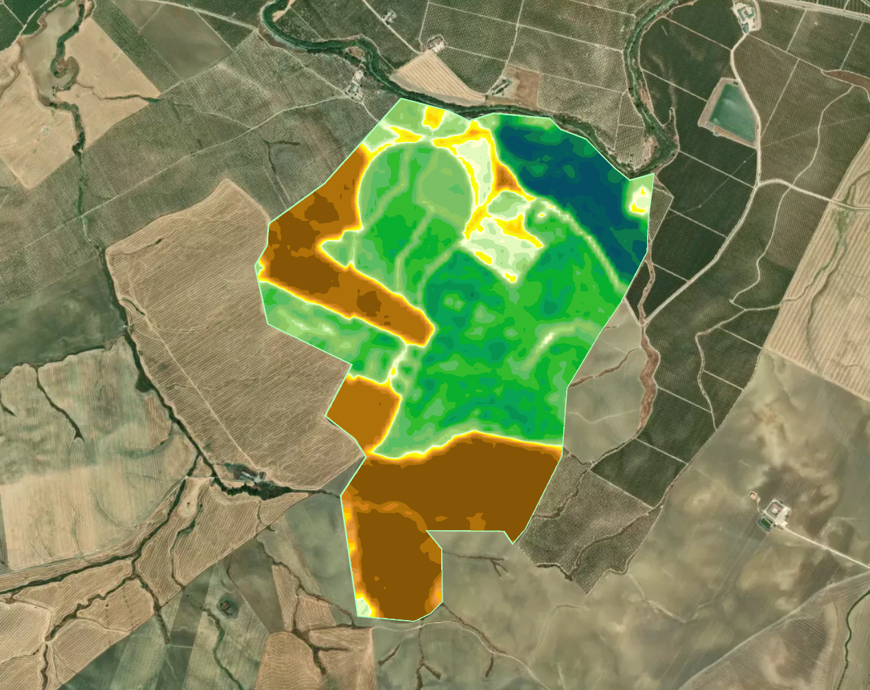 Mapa de suelos de alta resolución y planificación de abonado